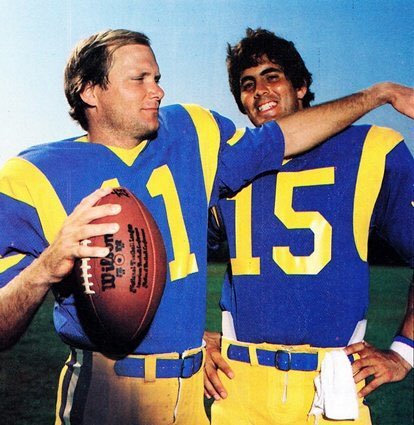 DancingFriar's tweet photo. #BackUPQB: Carson Wentz &amp; Nick Foles have SOME precedent with #PatHaden &amp; #VinceFerragamo in 1980... But the @RamsNFL never won the #SuperBowl. https://t.co/gpejJKCAPK