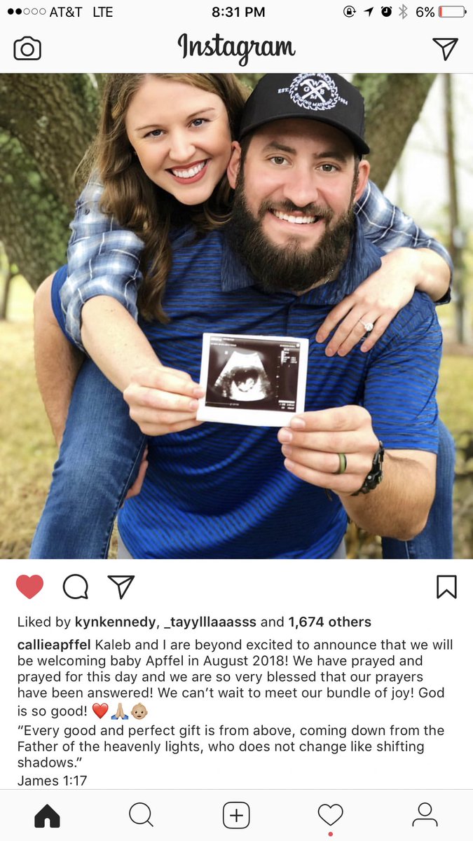Team Apffel will be welcoming a new addition in August!!! I'm so proud of them &amp; so blessed to be an aunt for the 3rd time! #AuntHoney
