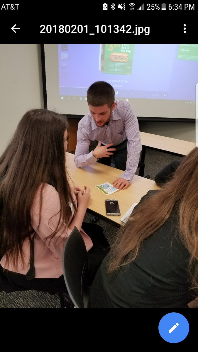 EOU_NMC's tweet photo. Had a blast running the "Leadership &amp; Teamwork" workshop yesterday for the FBLA regional competition. High school students... interested in a $1000 scholarship opportunity?!?! See the last picture! #GoEou #EOUNMC https://t.co/GYnUZXqVdb