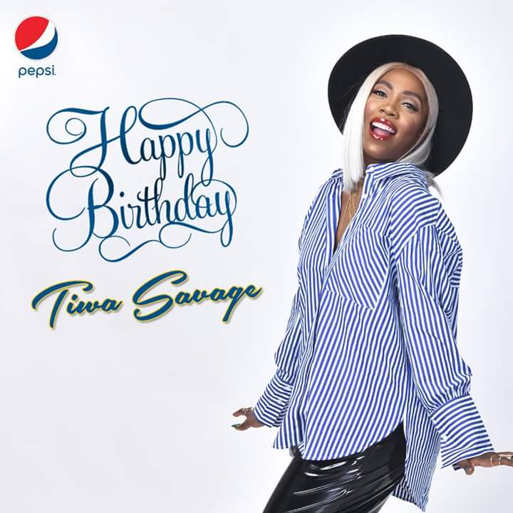 Happy birthday TIWA SAVAGE I wish long life and prosperity 