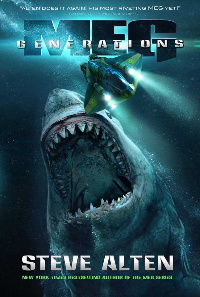 MundoMorbido's tweet photo. Antes del estreno en cines de "The Meg", estará disponible el libro #MegGenerations y ésta es su portada. https://t.co/6ePZjN67GK