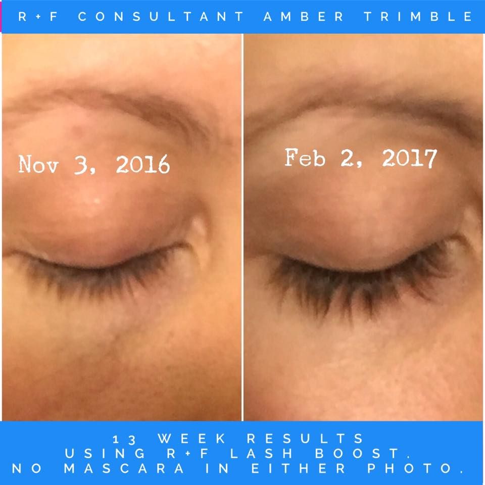 ✨Amber Trimble's #LashBoost results!✨I used it every day 4 13 weeks &amp; now I have longer fuller &amp; darker looking lashes! I've had 3 people this week ask if I was wearing fake eyelashes or if I got extensions- t's crazy! I don't even use mascara or a lash curler anymore.