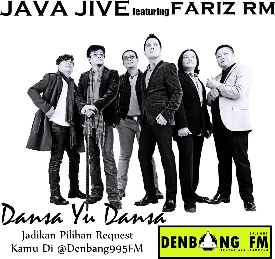 Denbang995FM's tweet photo. Dansa Yu Dansa @javajiveband1 ft. Fariz_RM
Takkan Pernah Mati @mythaLestari || @CnJManagement 

Tak Temukanmu @diSSaband 
Salah Apa Aku @ILIR7_Band || @ASCADA_ID @uthedeni 

TERPUTAR Program #BRISIK
Rubrik Informasi &amp; Musik
Selasa 6.2.2018

Kawal @SietoxDJ_RDB 
MD: @KiaHarvesya https://t.co/kRJc2e7aX4
