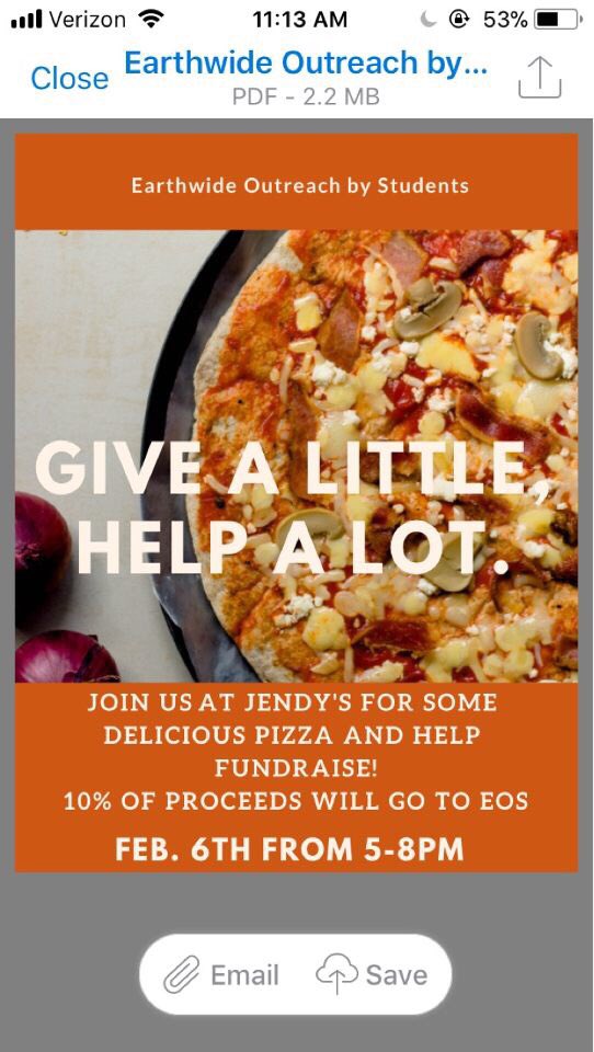 HanoverEOS's tweet image. COME OUT TO JENDYS TOMORROW (FEB 6) TO SUPPORT EOS MISSION TRIP TO COSTA RICA!