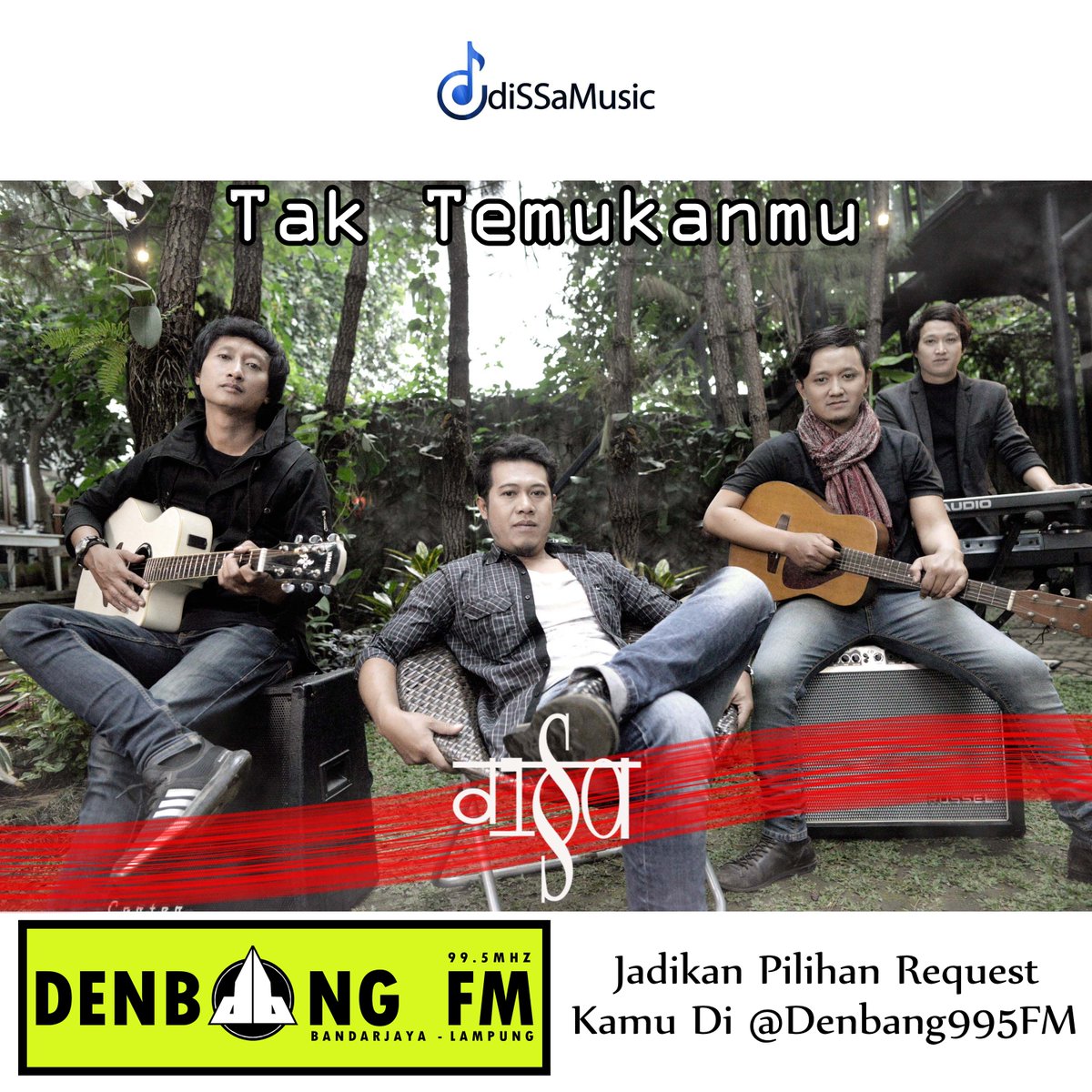 Denbang995FM's tweet photo. Dansa Yu Dansa @javajiveband1 ft. Fariz_RM
Takkan Pernah Mati @mythaLestari || @CnJManagement 

Tak Temukanmu @diSSaband 
Salah Apa Aku @ILIR7_Band || @ASCADA_ID @uthedeni 

TERPUTAR Program #BRISIK
Rubrik Informasi &amp; Musik
Selasa 6.2.2018

Kawal @SietoxDJ_RDB 
MD: @KiaHarvesya https://t.co/kRJc2e7aX4