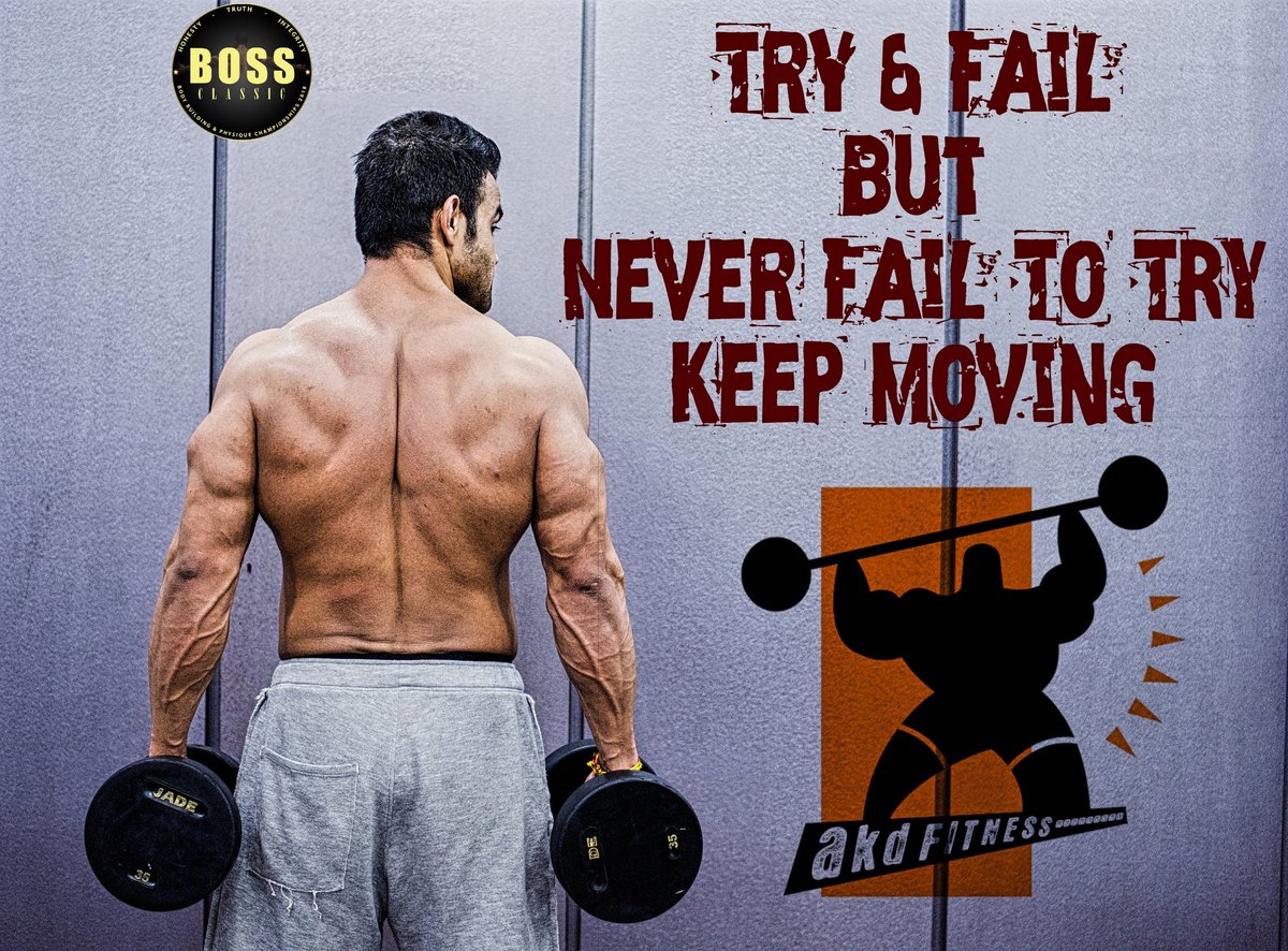 akdfitness's tweet photo. Try and Fail
but
never fail to try
#akdfitness #teamboss
#gymlife #fitness #physique #muscle #bodybuilding #consistencyisthekey
#bossclassic #goa
πhttps://t.co/TlMN6ogQTj https://t.co/JwLu5U1VYS