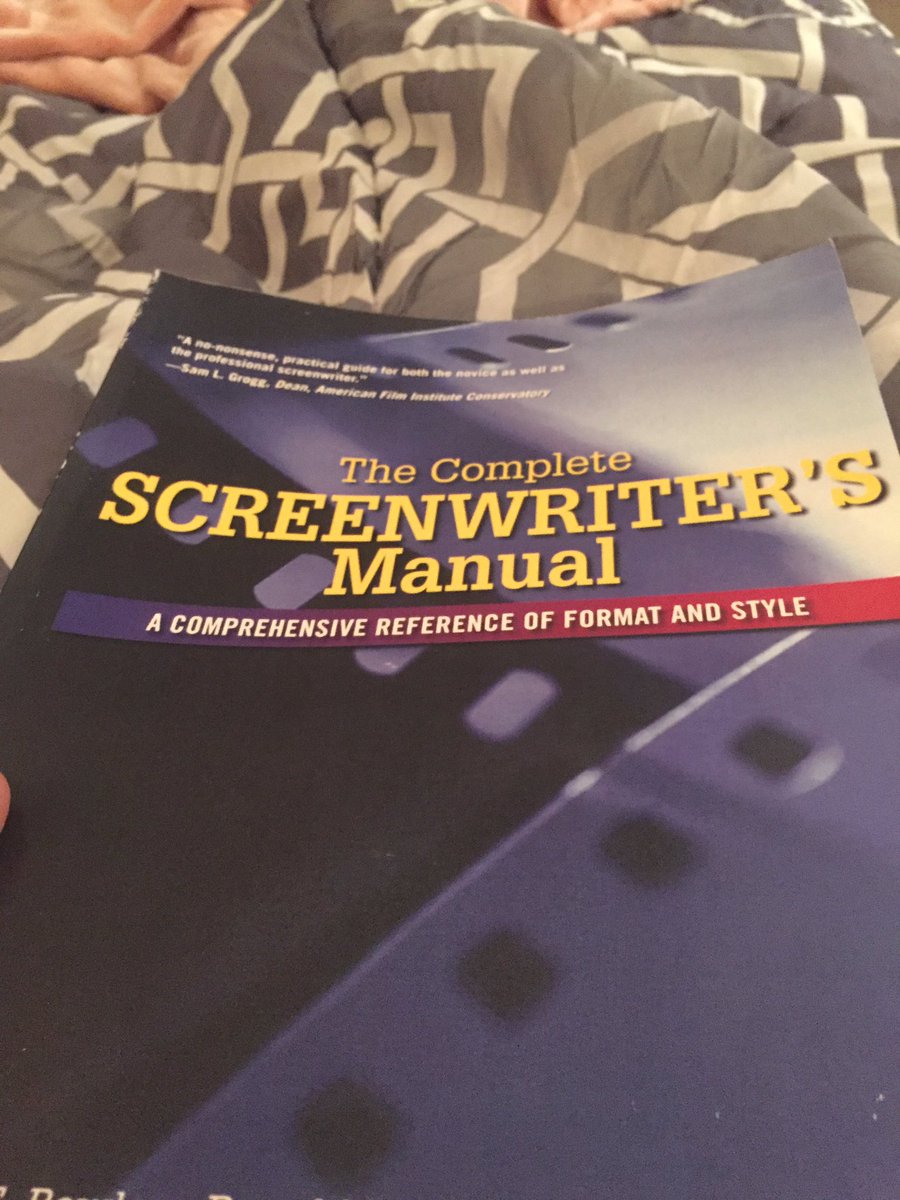DMAtherton70's tweet photo. Bout to start following the rules of this book more strictly than any Christian has ever followed the Bible. #collinscreenwriting https://t.co/RmafJhj1NH