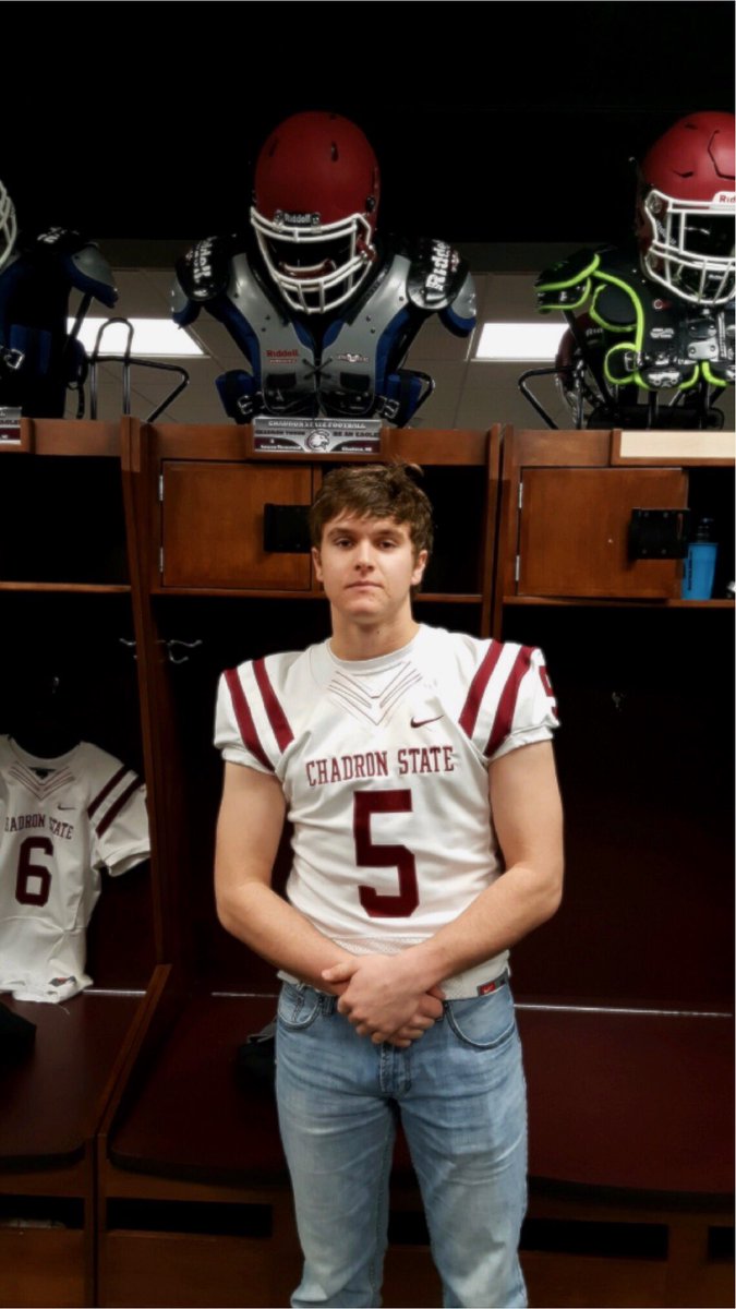 Extremely excited to announce that I will be continuing my academic and athletic career at Chadron State College. Blessed to have the opportunity to continue playing the sport I love!