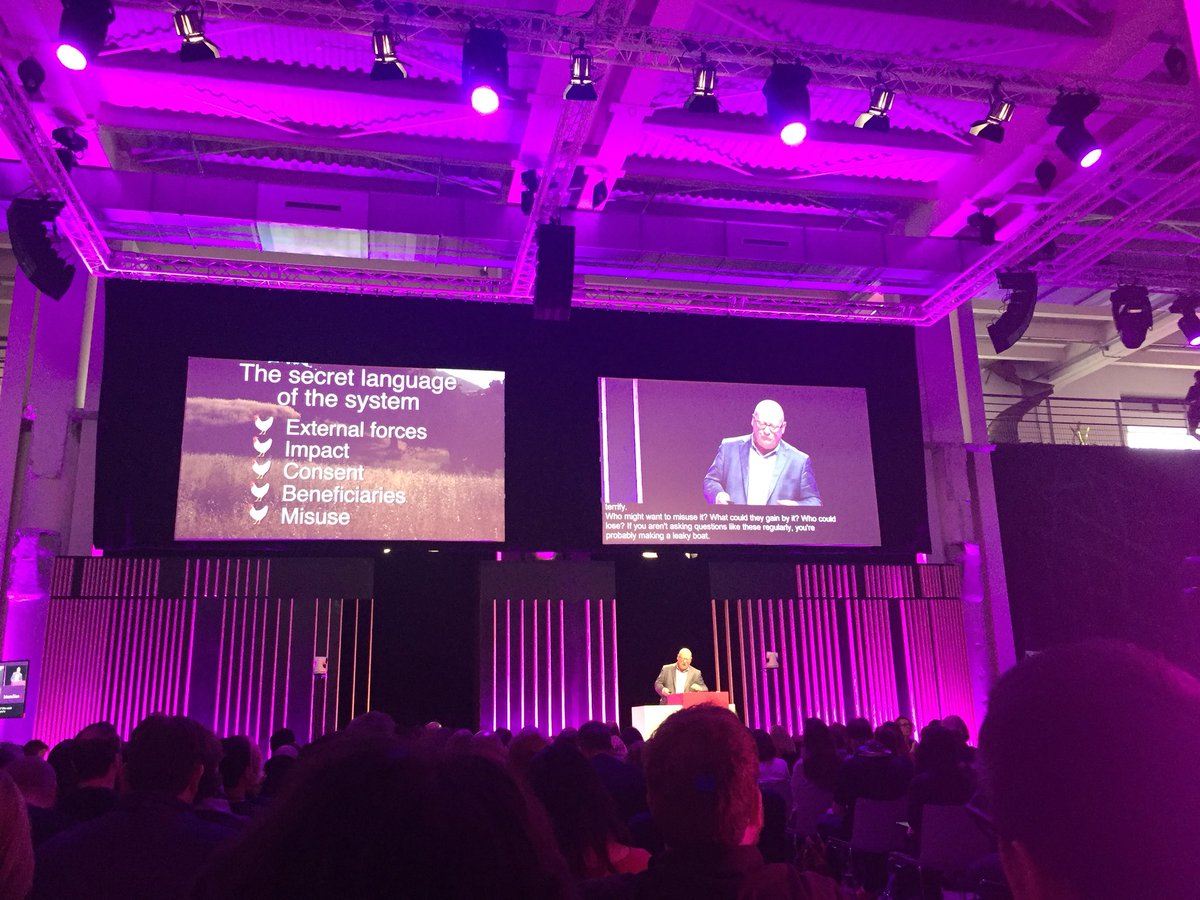 vbisi's tweet photo. Thanks @MrAlanCooper “whenever you say that’s not my problem, you create an externality, and every externality becomes a hole in your boat” #ancestry #IxD18 https://t.co/6jVPla4zOO