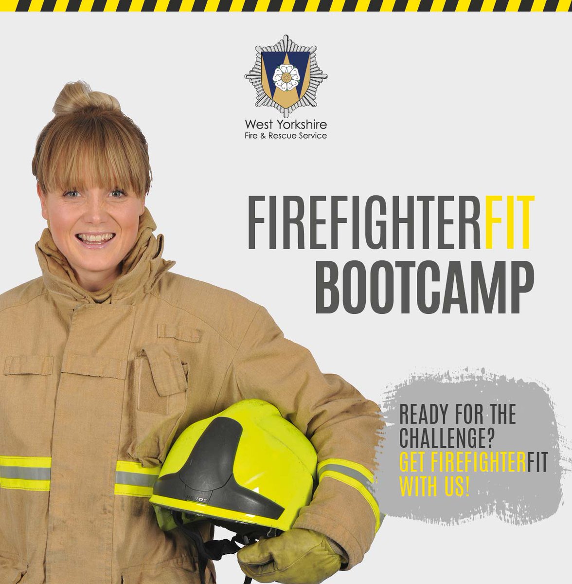 WYFRS's tweet photo. Due to the success of our first Firefighter Fit Bootcamp, we will now be holding them every Wednesday at Killingbeck station until recruitment opens on 8th March! To book on visit https://t.co/eLost01uBy https://t.co/eHdUHOfM2m