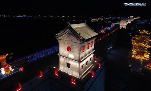 globaltimesnews's tweet photo. Aerial photo shows night view of ancient county seat of Taiyuan, in N China https://t.co/wSxkivLE0q https://t.co/NHnKoA5QaC