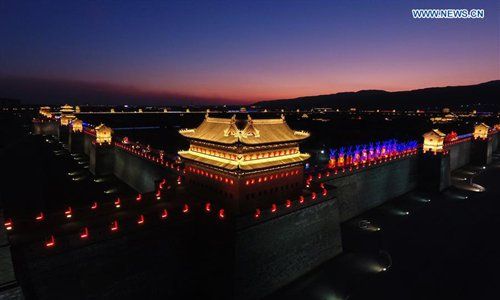 globaltimesnews's tweet photo. Aerial photo shows night view of ancient county seat of Taiyuan, in N China https://t.co/wSxkivLE0q https://t.co/NHnKoA5QaC