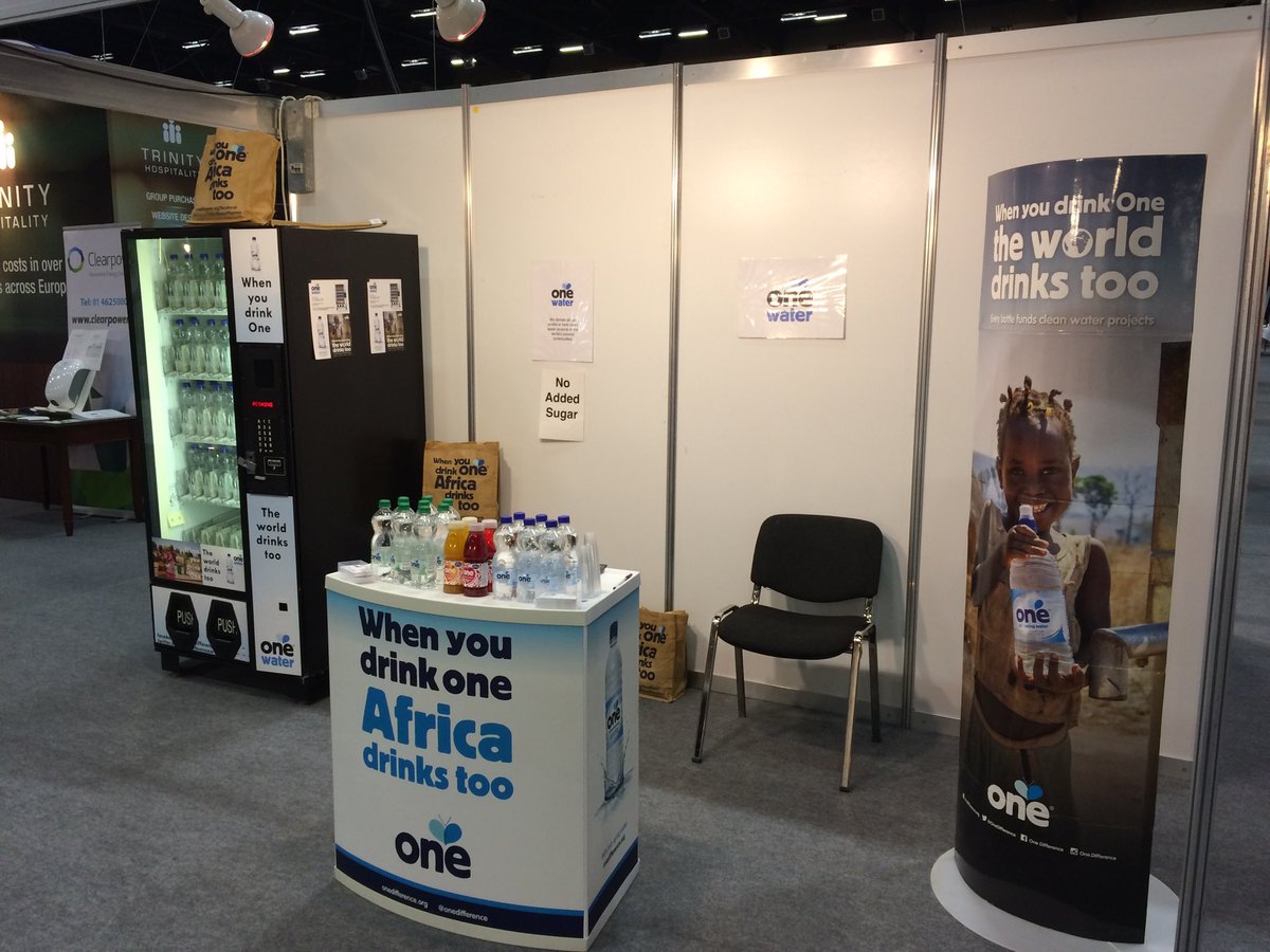 OneDifferenceIE's tweet photo. Visit @OneDifferenceIE at stand B11 @FoodandBevLive Citywest and help us change 5 million lives by 2020 #GlobalGoal6. Every bottle helps fund clean water projects https://t.co/hMS0zpKJgm