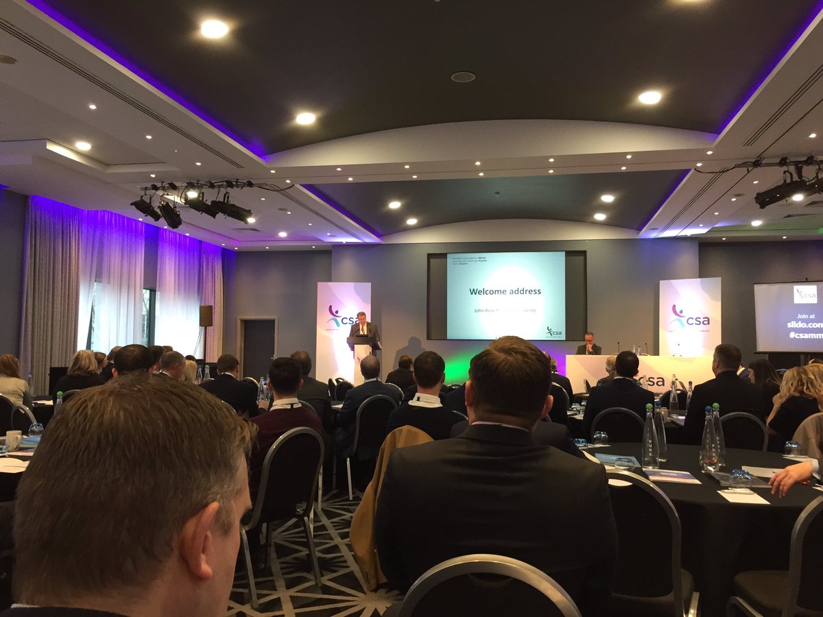 steveemecz's tweet photo. "Technologies like AI free up agent time for those customers that really need it" John Ricketts - CSA President #csamm @collectAI presenting The 4 steps to AI at 11.30am https://t.co/nMEhsSGpve