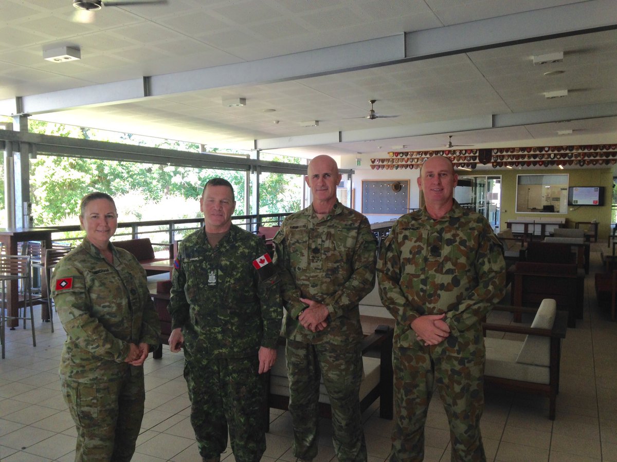 An honour to meet with the Canadian Army SM today and a pleasure to engage with the RSMs of the 1st and 2nd Division <a href="/RSM2DIV/">RSM 2nd Division</a> #australianarmy
