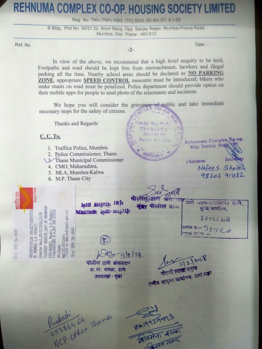 Nafees1325's tweet photo. @ThaneTraffic Great work done by mumbra traffic police for clearing illegal parking at sanjay nagar chowk, hope for similar action from Mumbra station to Kausa talao pali. https://t.co/kl4sLWaAAO