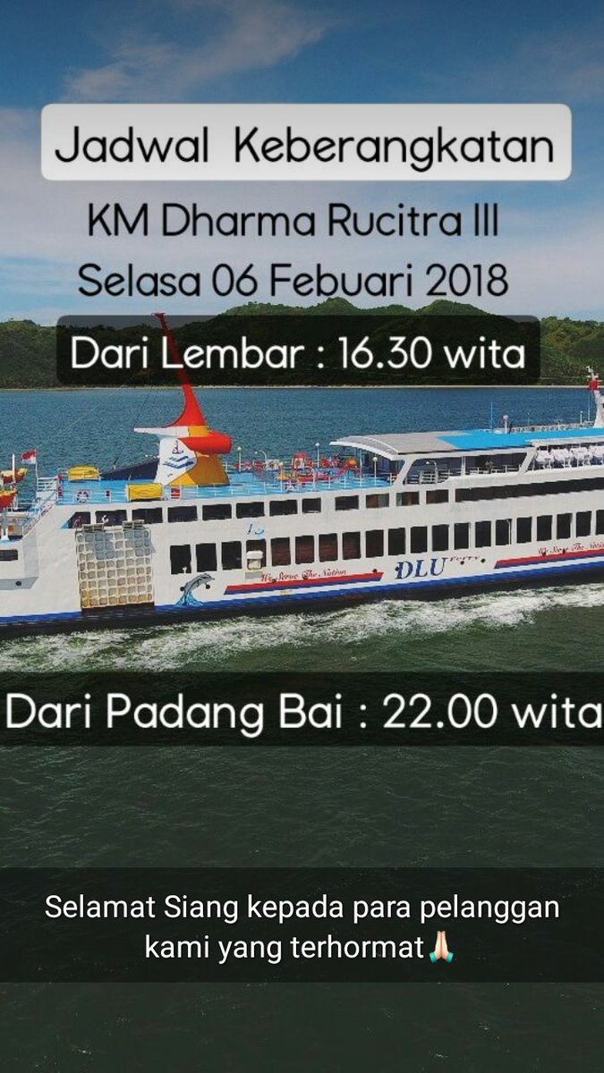 Jadwal Kapal Dharma Ferry 7