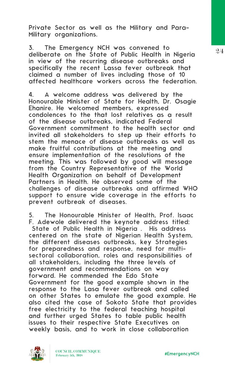 Federal Ministry of Health, NIGERIA tweet media