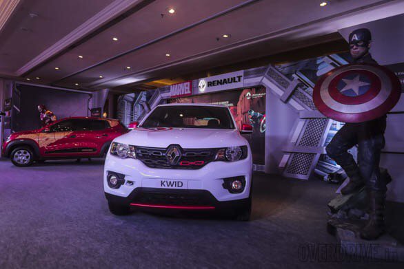 odmag's tweet photo. The #RenaultKwid Superhero editions doesn’t get superpowers but comes with cool #IronMan and #CaptainAmerica graphics and detailing. Which one would you get? https://t.co/laUYaLwtRM
#AutoExpo2018 #AETMS18 #AEMotorShow #ODatAutoExpo https://t.co/wGReI3Na5U