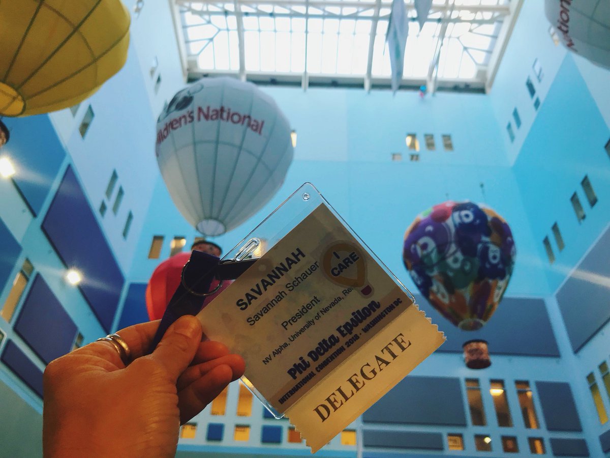 phidereno's tweet photo. PhiDE International Convention was a blast for our delegate and chapter President, Savannah! What a great experience to meet up in Washington D.C. with pre-medical and medical chapters from all around! See you all again in two years! https://t.co/CwgkTToLyW