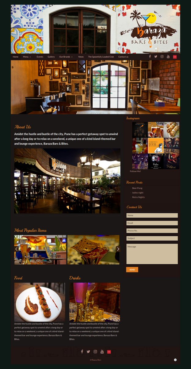 creativewebmall's tweet photo. Successful launch of Baraza bars official website for India
Visit : https://t.co/9F3d2XBthY for more information. 

#CreativeWebMall #CreativeWebSolutions #DigitalMarketing
#SocialMedia #SEO #ResponsiveWebDesign #Wordpress #WebHosting
#Website #AimHigher https://t.co/K3TRP3MeEN