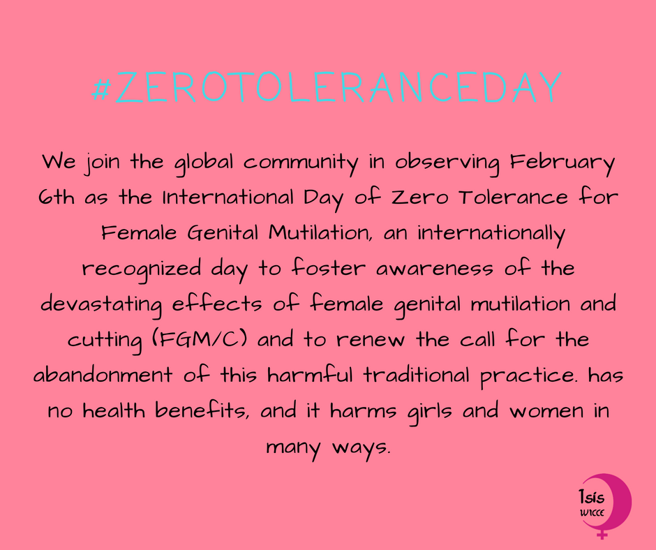 TheWIPCentre's tweet photo. At least 200 million girls and women in 30 countries throughout Africa,  the Middle East and Asia have been subjected to female genital  mutilation #zerotoleranceforfgm #zerotoleranceday #fgm @28TooMany @GenCEDgh @unwomenafrica @gecpdsomalia @GirlUp @UN_Women https://t.co/2NRZbFxBKI
