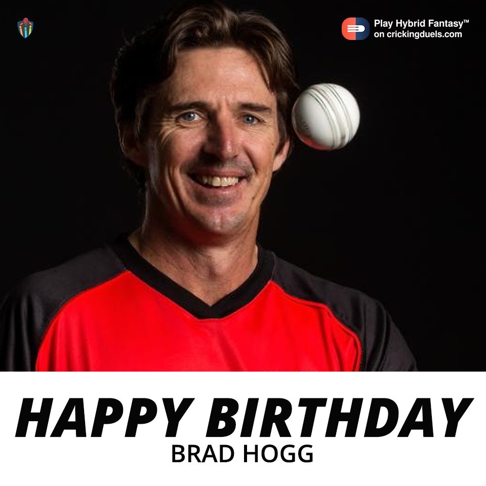 Happy birthday, Brad Hogg! 