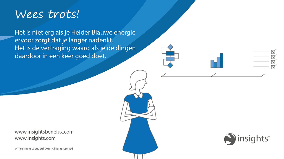 InsightsBNL's tweet photo. Je voorkeur voor Helder Blauw komt misschien wat traag over, maar het levert ook veel op! #InsightsDiscovery https://t.co/oP5L6jg6A2