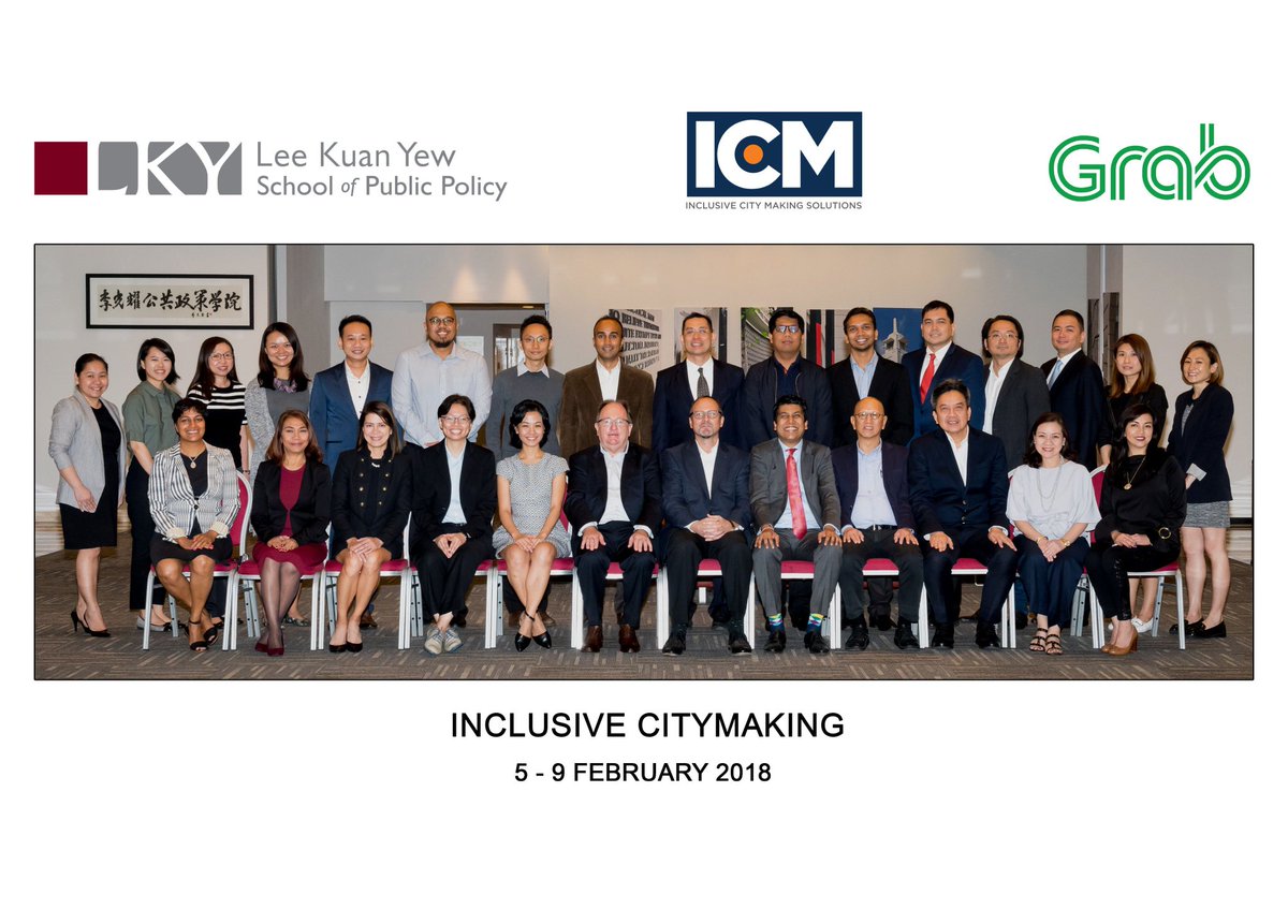 LKYSchExecEd's tweet photo. The @LKYSch welcomes 24 delegates to the inaugural Inclusive Citymaking executive programme, in partnership with @GrabSG, Urbis and Cistri. Hope you have a fulfilling week here! https://t.co/Pj4wDrAQkv