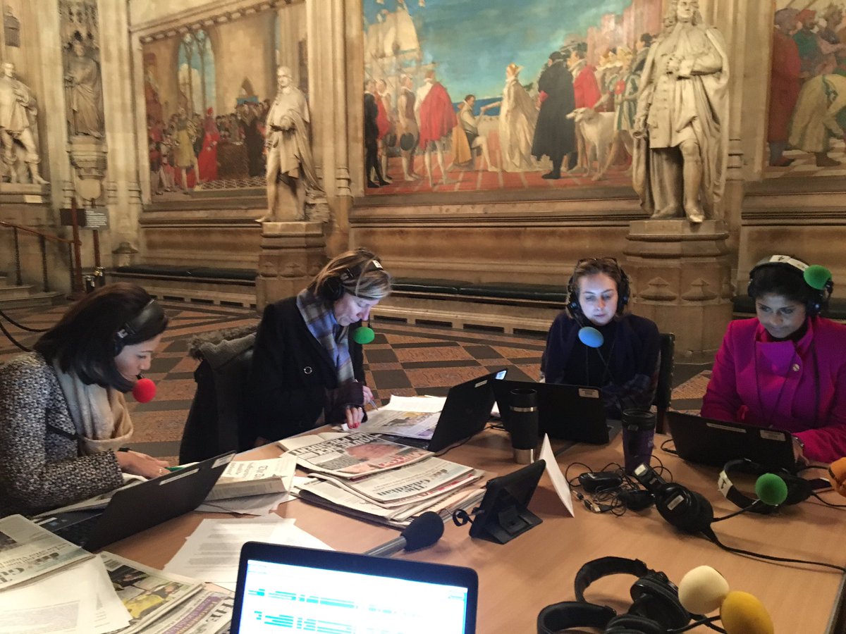 BBCr4today's tweet photo. Yes that's an all-female presenter lineup - @lucyburton and @KarthiSport joining us on business and sport and an all-female programme on the way #r4today https://t.co/c8pieZmn1T