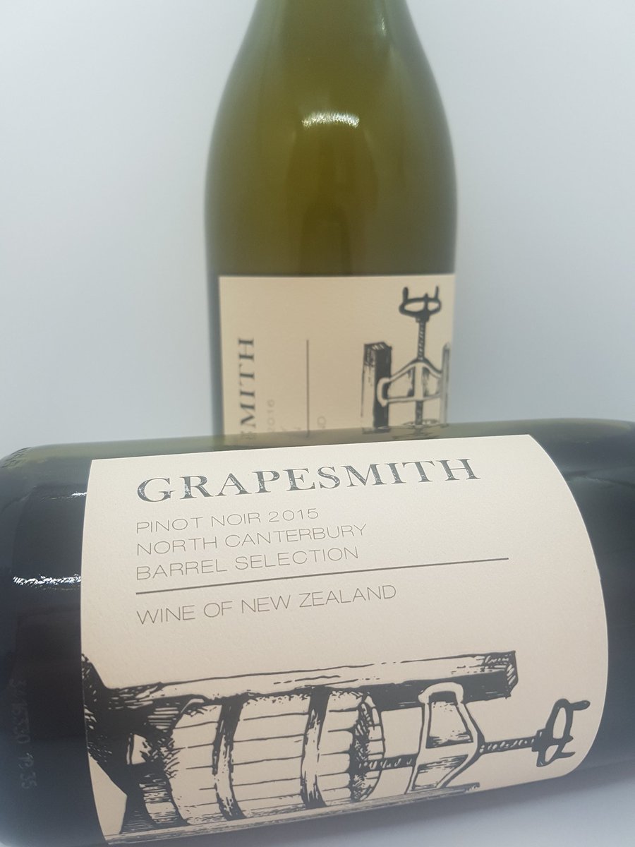 StokesCheryl's tweet photo. So very excited to finally release our first vintage of Grapesmith wines from North Canterbury! I've been sampling them for a while now and know how much pinotphiles and savvie lovers are missing out! #grapesmith #northcanterburywine #nzwine #pinotnoir #sauvignonblanc https://t.co/xxQqS8akBF