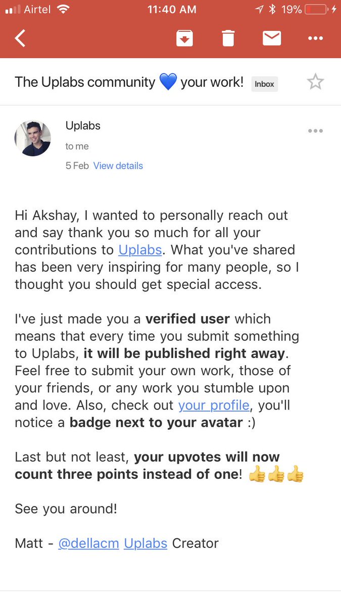 AkshayBukka's tweet photo. Privileged to receive the special access. Inspires to do more !!

#Specialaccess #Testimonial #dribbbleshot #UI #UX #Appreciation #UpLabs #iOS #design https://t.co/0BVyIRfRSF