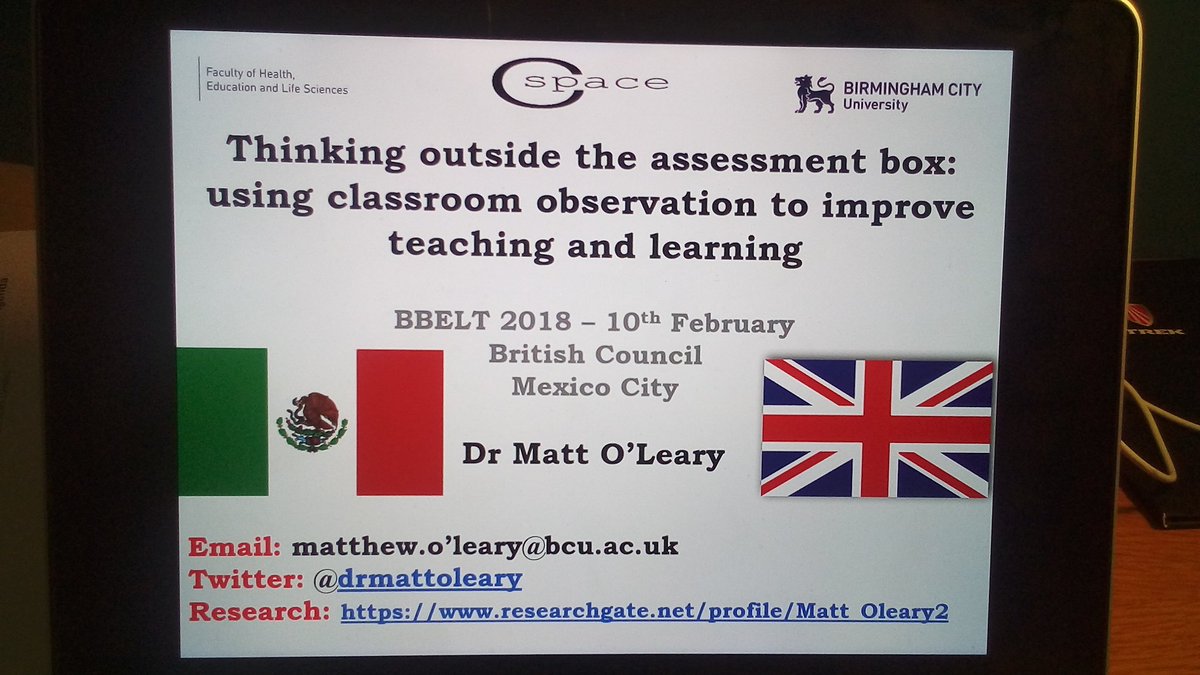 Ready to take <a href="/CSPACE_BCU/">CSPACE Research</a> <a href="/HELS_Research/">HELS Research</a> observation research on international tour. Start of a long journey today to México #BBELT2018 conference <a href="/mxbritish/">British Council</a>. 1st stop <a href="/bhx_official/">Birmingham Airport</a> to <a href="/Airport_FRA/">Frankfurt Airport</a> &amp; then Ciudad de México. Plenary prepared. Just have to make it past snow ❄