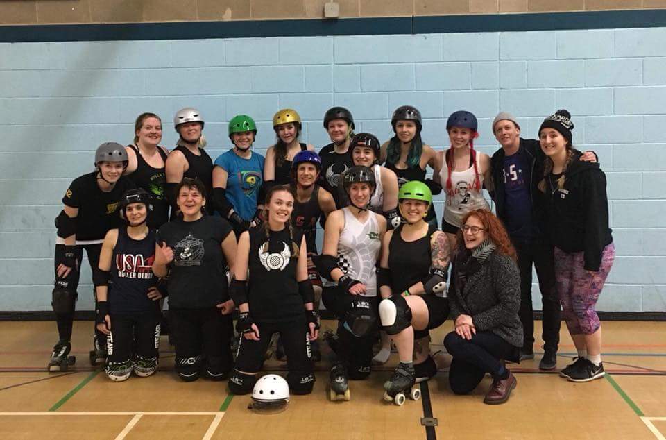 mancrollerderby's tweet photo. Thank you to Bonnie Thunders and OMG WTF for coaching the #Checkerbroads @MRDCBs last night after their amazing success at the #rollerderbyworldcup2018! We learnt so much! Congratulations #TeamUSA #RollerDerby 🇺🇸🌎🏆 #bonniethunders #OMGWTF @USARollerDerby #RDWC2018 #RDWC https://t.co/cCRnpH9hWW