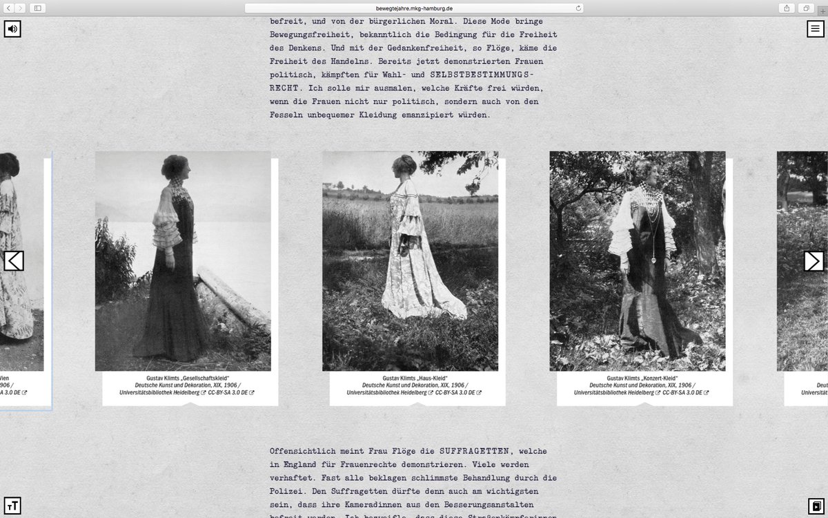 #OnThisDay: Heute vor 100 Jahren verstarb #GustavKlimt. Spannende Einblicke in sein Schaffen bietet das Web-Journal zum #Jugendstil bewegtejahre.mkg-hamburg.de, unter anderem seine Entwürfe für Reformkleider und Partnerin Emilie Flöge als Model! #openglam #museumed