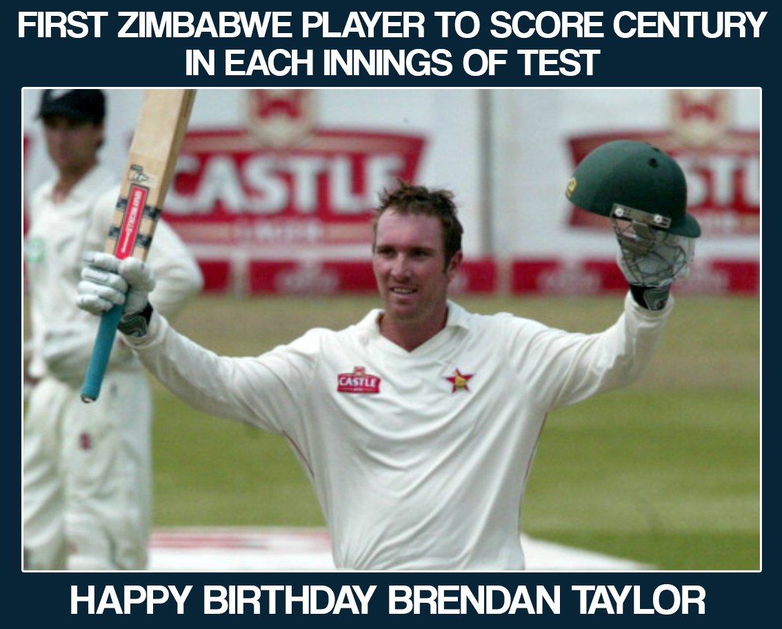 Former Zimbabwe\s skipper Brendan Taylor turns 31 today. Let\s wish him a very Happy Birthday. 