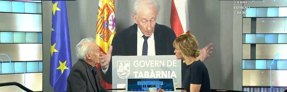 EspejoPublico's tweet photo. ☕Albert Boadella, dramaturgo y presidente de Tabarnia ‘en el exilio' @Bcnisnotcat_, se toma #UnCaféConSusanna ▶https://t.co/897gn9dxri  #CaféBoadella https://t.co/aI4cmtH3w8
