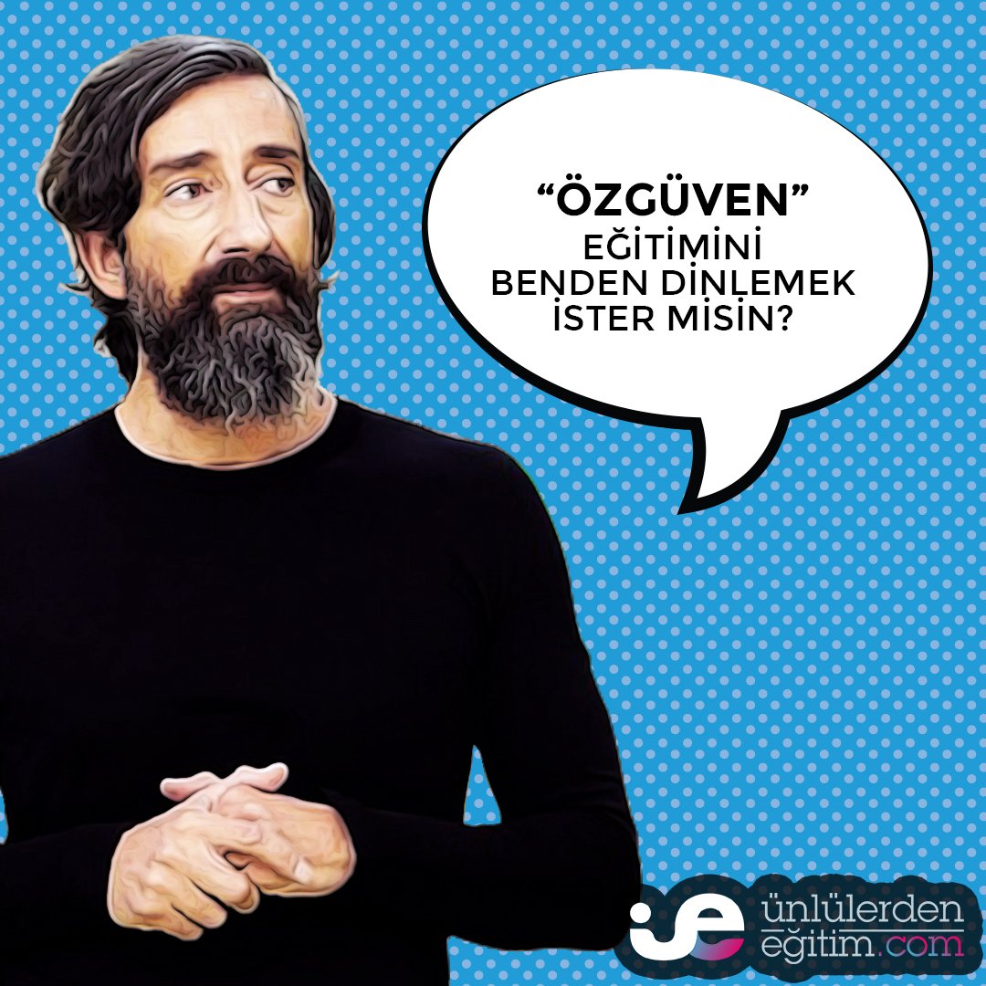 Yunus GÜNÇE'den 'Özgüven' eğitimini hemen izlemek için: unlulerdenegitim.com/unluler/yunus-…
💻 Online Eğitim
🎓 Adınıza özel eğitmen imzalı sertifika
🔔 Sadece 29.90tl
#onlineegitim #sertifika #kişiselgelişim #özgüven #enünlüeğitimplatformu #başarıyıtakipet #yunusgünçe #tecrübe #kariyer