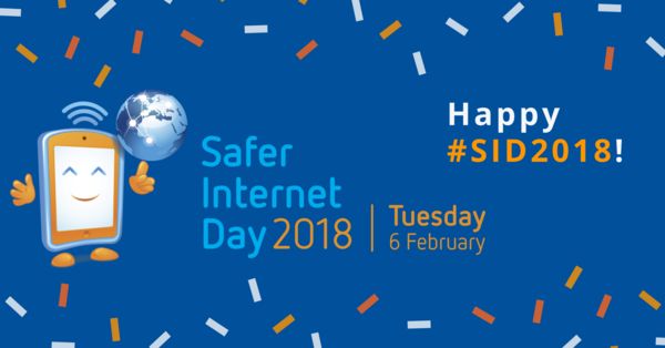 Vandaag is het #SaferInternetDay! "Create, connect &amp; share respect: A better internet starts with you"! #SID2018 thndr.me/vNSxvh