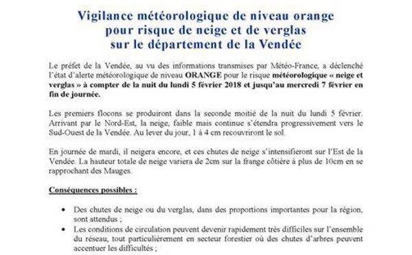 Sablesinfo | Il neige! | Sablesinfo vendeeinfo.net/lessablesinfos…