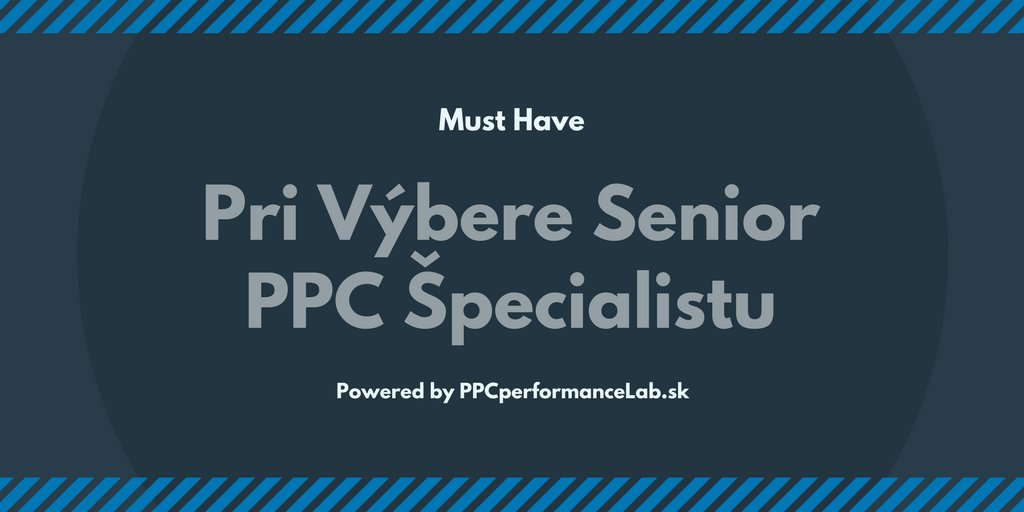 PPC_Lab_Sk's tweet image. Výber PPC špecialistu je dôležitý krok pre každú PPC agentúru. Ako spoznať senior skúsenosti u PPC špecialistu, zistíte v tomto článku. #ppc #adwords #OnlineMarketing #Hiring ppcperformancelab.sk/blog/senior-pp…