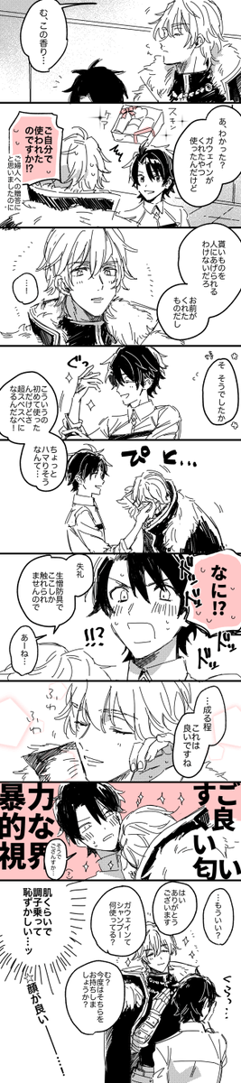 バレンタインのぐだ♂とガウェイン(一億番煎じかもしれないけど初バレンタインなので…) 