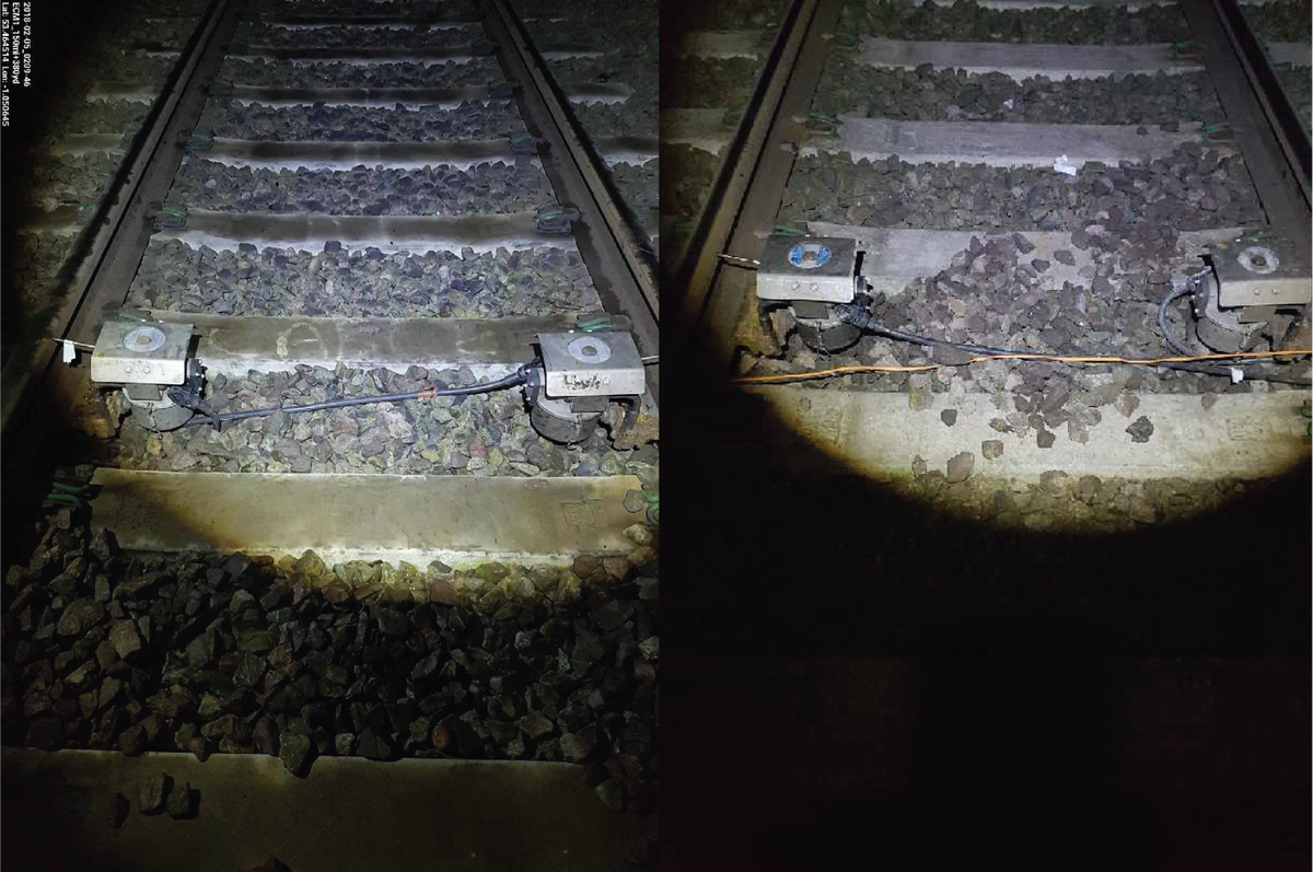RSS_Infra's tweet photo. "Treadles installed by the Semi-Automatic Track Warning System (#SATWS) team in preparation for daytime development walkouts. Utilising this system for walkouts not only increases safe productivity, but also reduces overall cost." - @jason_fidoe https://t.co/71lCUhjko1