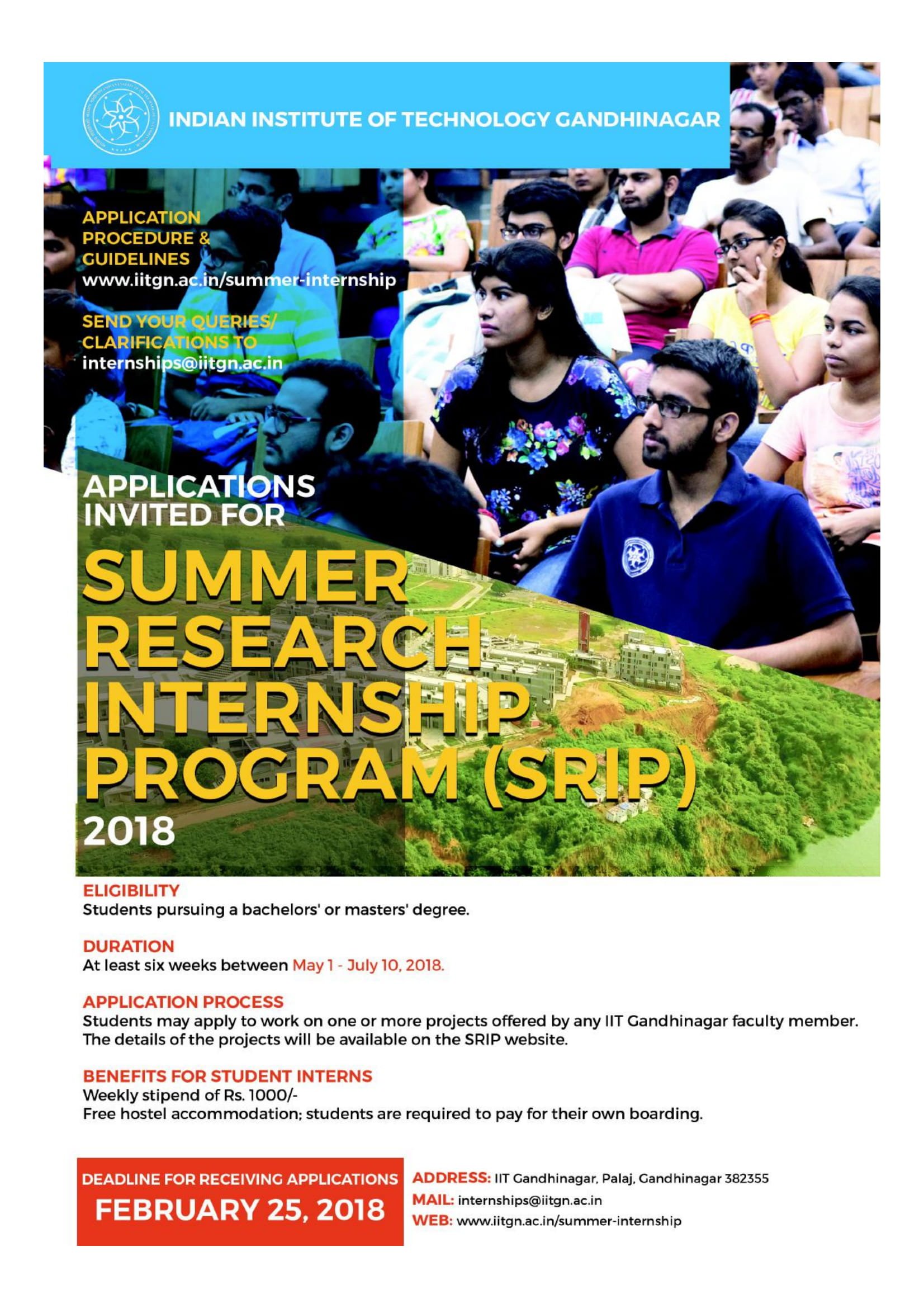 IIT Gandhinagar invites applications for summer internships; deadline to  apply is March 10