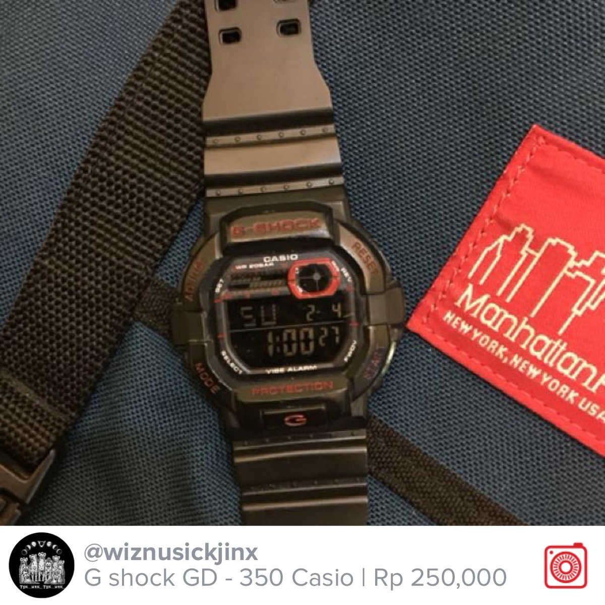 WiznuSickJinx's tweet photo. Selling G shock GD - 350 Casio Rp 250,000 https://t.co/q1euWH57Jo #carousell @carousell_id https://t.co/vTjCFcqyug