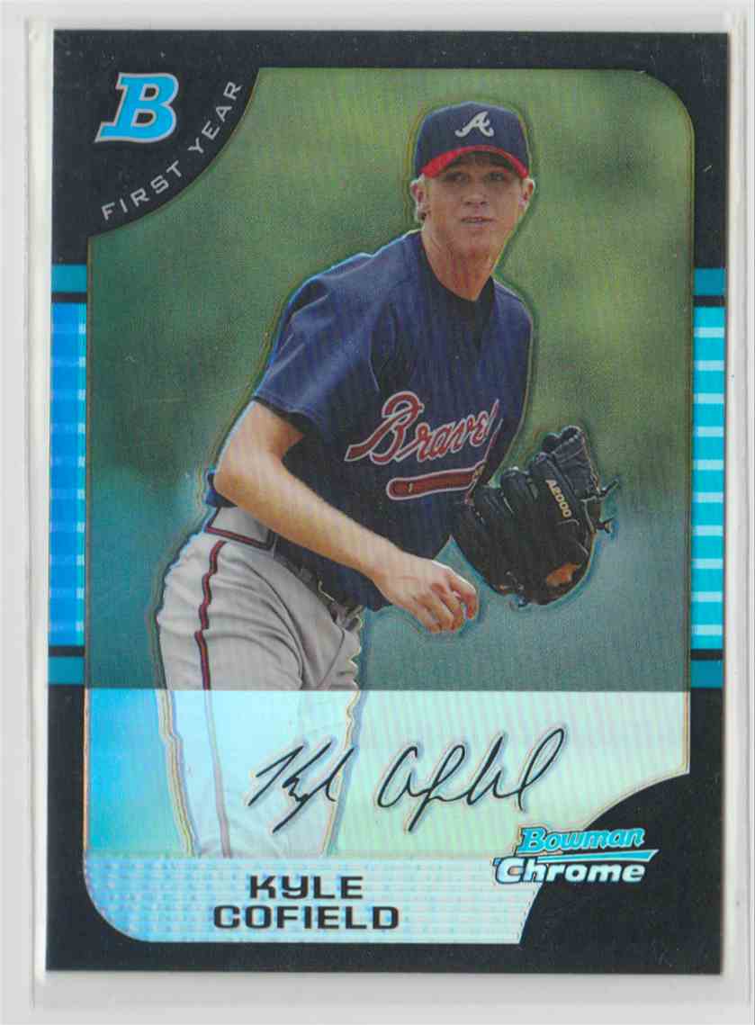 GroverSportCard's tweet photo. 2005 #Bowman #Chrome #Draft Refractors #KyleCofield Fy #BDP55 #Atlanta #Braves #retweet #ebay #auction https://t.co/70D8w1ttou https://t.co/bq04GWz5BN