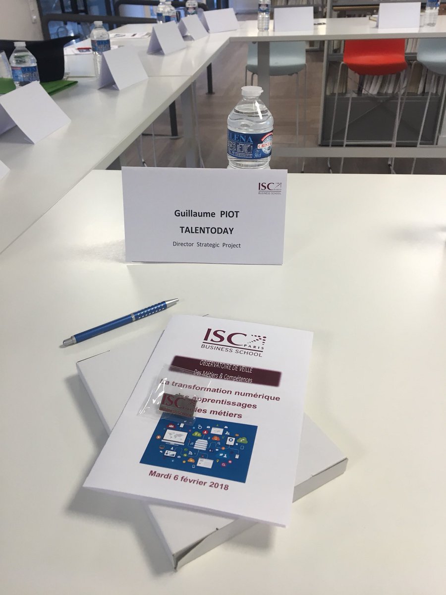 piot4's tweet photo. C’est parti pour l’observatoire des métiers et des compétences à @ISCParisSchool @Talentoday https://t.co/BIctQchPDo