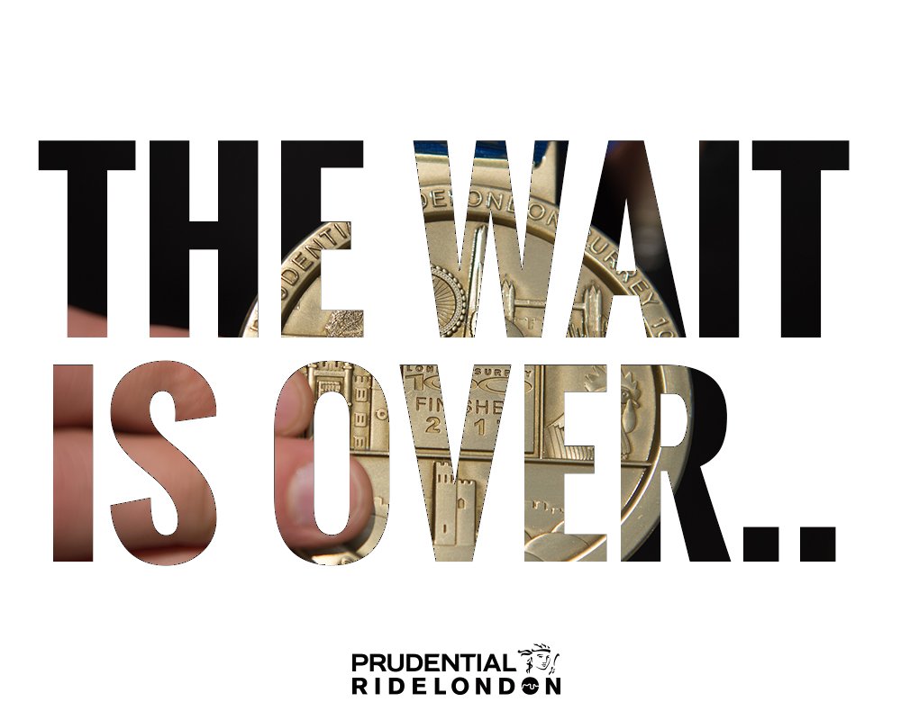 RideLondon's tweet image. 🤞The wait is over...🤞 

Applicants for the 2018 Prudential #RideLondon-Surrey 100 will find out if they have been successful in the ballot from tomorrow!