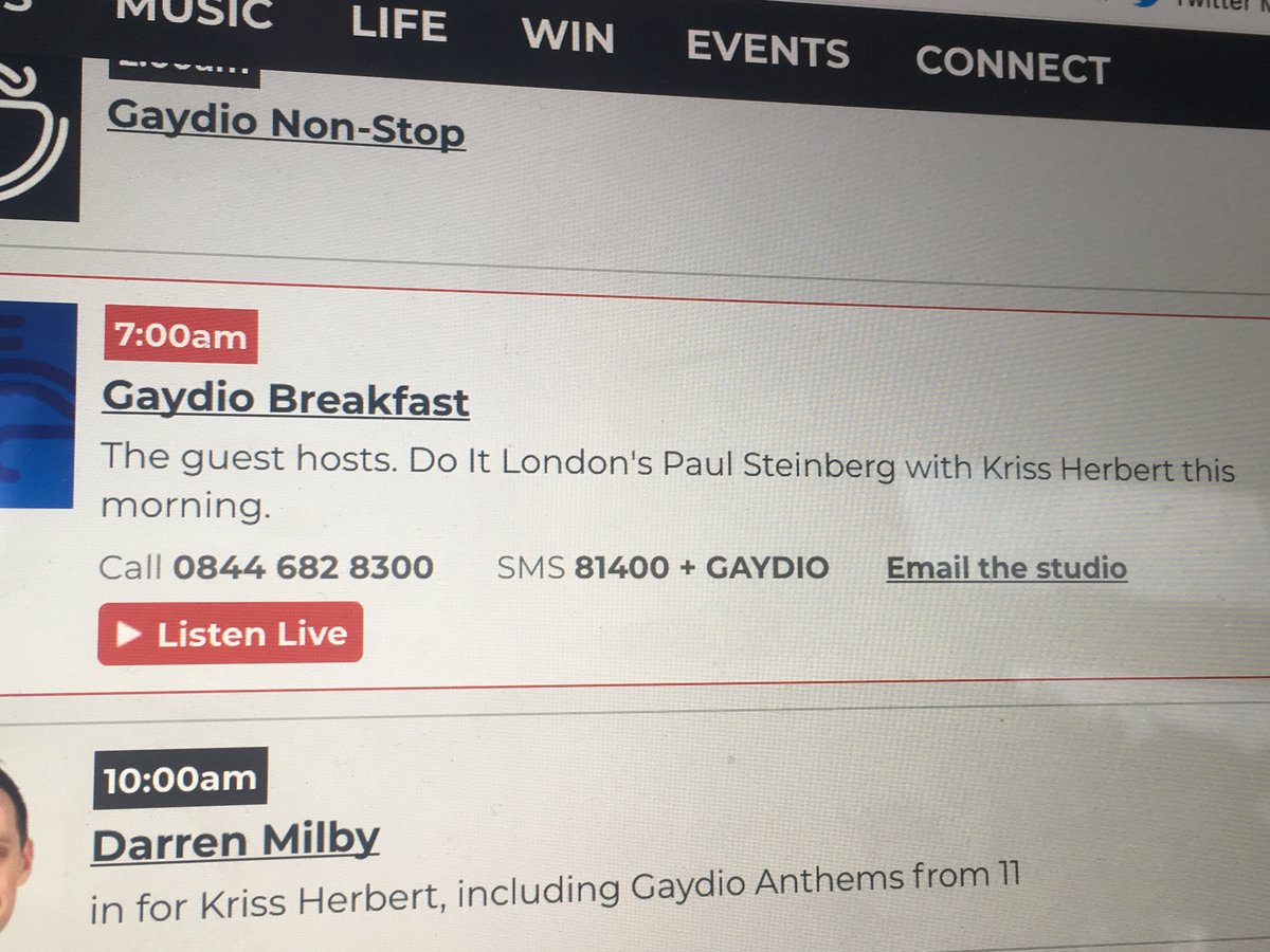 TwoBottlesIn_UK's tweet photo. Loving @Gaydio this morning with @KrissHerbert and our lovely friend @paul_steinberg. Be confident through testing and protecting yourself. Lets @doitldn! Be proud of who you are and know you are loving yourself and others safely! #BeProud #Alwaysconfident https://t.co/o2fBfl22bj