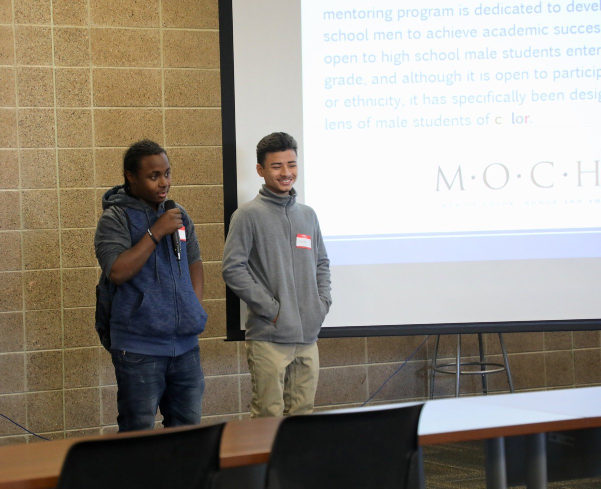 DeraldDavis's tweet photo. The Men of Color, Honor, and Ambition (M.O.C.H.A.) mentoring program is dedicated to developing young high school men to achieve academic success. @kcpublicschools https://t.co/ULj2RLHlKQ